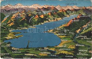 Lago di Garda. map (EB)