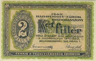 Boldogasszony/hadifogolytábor 1916. 2f "MS"(Museum Serie) jelzéssel T:I