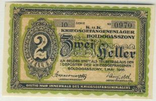 Boldogasszony/hadifogolytábor 1916. 2f "MS"(Museum Serie) jelzéssel T:I