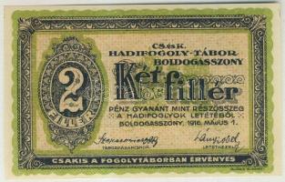 Boldogasszony/hadifogolytábor 1916. 2f "MS"(Museum Serie) jelzéssel T:I