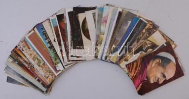 Kb. 100 db MODERN vallásos motívum képeslap / Cca. 100 modern religious motive postcards