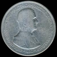 1930. 5P Ag "Horthy jobbra" T:3