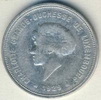 Luxemburg 1929. 5Fr Ag "Charlotte" T:3