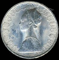 Olaszország 1966. 500L Ag "Kolombusz hajója" T:2+