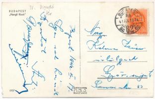 1942 Budapest V. Hangli Kioszk a Vigadó téren, belső, Charley Kainz dob