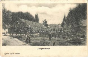 1908 Zsögödfürdő, Jigodin Bai; fürdő. Gyönös Gyula kiadása / spa (EK)