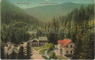 1911 Körmöcbánya, Kremnitz, Kremnica; Zólyomvölgy, Vadászkürt szálloda / valley, hotel (EK)