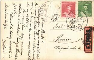 1932 Nyitra, Nitra; Zobor-hegy, kápolna, szőlőskert / mountain, vineyards, chapel. photo