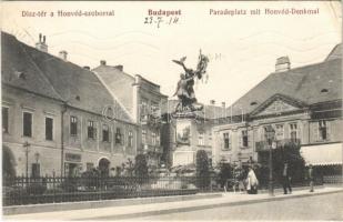 1914 Budapest I. Dísz tér és Honvéd szobor, Cafe Corvin kávéház (EK)