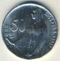 Csehszlovákia 1947. 50K Ag "1944-Szlovák felkelés" T:1/2+