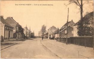 Koningshooikt, Konings-Hoyckt; dorp, zicht op de Llersche steenweg / street