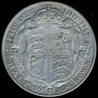 Nagy-Britannia 1920. 1/2C Ag T:3