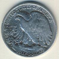 USA 1941S 1/2$ Ag "Walking" T:3