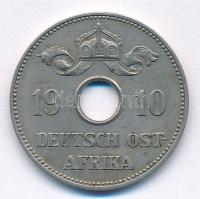 Német Kelet-Afrika 1910. 10h Cu-Ni &quot;II. Vilmos&quot; T:2 German East Africa 1910. 10 Heller Cu-Ni &quot;Wilhelm II&quot; C:XF