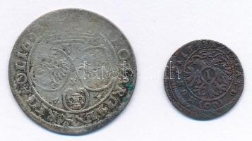 Vegyes: Lengyel Királyság 1663A-T 6Gr Ag "II. János Kázmér" + Német Államok / Augsburg 169...
