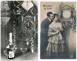 26 db MODERN motívum képeslap: órák / 26 modern motive postcards: clocks