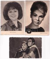 7 db MODERN motívum képeslap: színészek / 7 modern motive postcards: actors