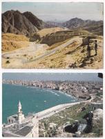 32 db MODERN izraeli város képeslap / 32 modern Israel town-view postcards