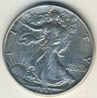 USA 1943. 1/2$ Ag "Walking" T:3