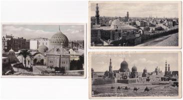 24 db főleg MODERN közel-keleti város képeslap / 24 mostly modern Islam town-view postcards