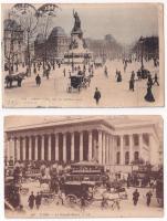 Paris - 9 db pre-1945 postcards in mixed quality