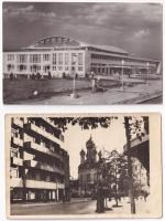 22 db MODERN román város képeslap / 22 modern Romanian town-view postcards