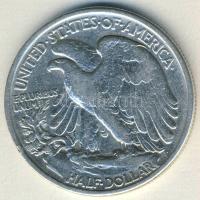 USA 1943. 1/2$ Ag "Walking" T:3 kis ph.