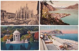 6 db RÉGI olasz város képeslap / 6 pre-1945 Italian town-view postcards