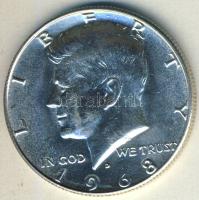USA 1968D 1/2$ Ag "Kennedy" T:1/2+