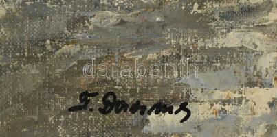 S. Damms jelzéssel: Holland kikötő.
Olaj, vászon. 60x90cm, szép keretben