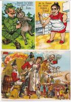 9 db MODERN motívum képeslap: humor / 9 modern motive postcards: humour