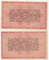 1946. 1.000.000AP fordított címeres, vízjeles papíron, "amelyekNEK" + 1.000.000AP fordítot...