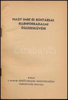 Ellenforradalmi erők a magyar októberi eseményekben. Bp., én., Magyar Népköztársaság Minisztertanács...