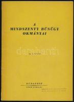 A Mindszenty bűnügy okmányai. Bp., 1949, Atheaneum. 2. kiadás. Kiadói papírkötés, jó állapotban.