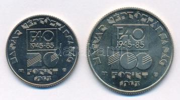 1985. 20Ft Cu-Ni "FAO" + 100Ft Cu-Ni "FAO" T:1 patina
Adamo EM80, EM81