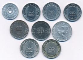 1916KB-1920KB 20f Fe (2xklf) + 1940. 10f Fe (3db) + 1938. 20f Cu-Ni (2db) + 1953. 50f Al + 1965. 2f ...