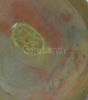 Zsolnay modern tulipán váza, eozin mázas, jelzett, kis kopásnyomokkal, mázrepedésekkel, m: 20 cm