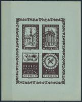 1938/6 Soproni Probék Bélyegnap és -kiállítás emlékív