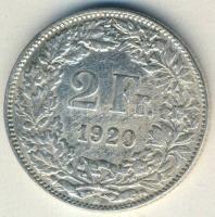 Svájc 1920B 2Fr Ag T:3