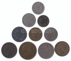 Románia 1900-1946. 5b-2000L (10xklf) T:2-,3
Romania 1900-1946. 5 Bani - 2000 Lei (10xdiff) C:VF,F