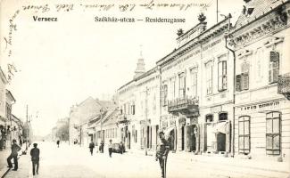 Versec Székház street with the shop of Lazar Butzul