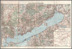 cca 1930-1940 Balatoni útmutató és Hévíz ismertetése. Szerk.: Sándor Imre. Bp., én.,Balatoni Iroda,(...