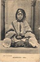1924 Essaouira, Mogador; Mina / Moroccan folklore, lady (EK)