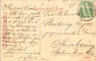 1913 Nagykálló, M. kir. állami gimnázium. W.L. 2213. Kapható Sarkady Józsefnél