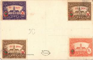 1937 Nagykőrös, Aranynapok. reklám s: Harczi István (apró lyuk / tiny pinhole)