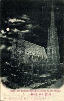 Vienna Stephansdom at night