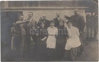 1909 Arad, családi csoportkép / family group photo (EK)