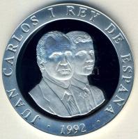 Spanyolország 1992. 2000P Ag "Olimpia-kötélhúzás" T:PP Tanúsítvánnyal!