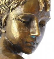 Ismeretlen szobrász: Diana.
Patinázott bronz. m:80cm