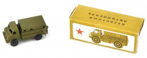 Szovjet deszantos teherautó fém modell eredeti dobozában